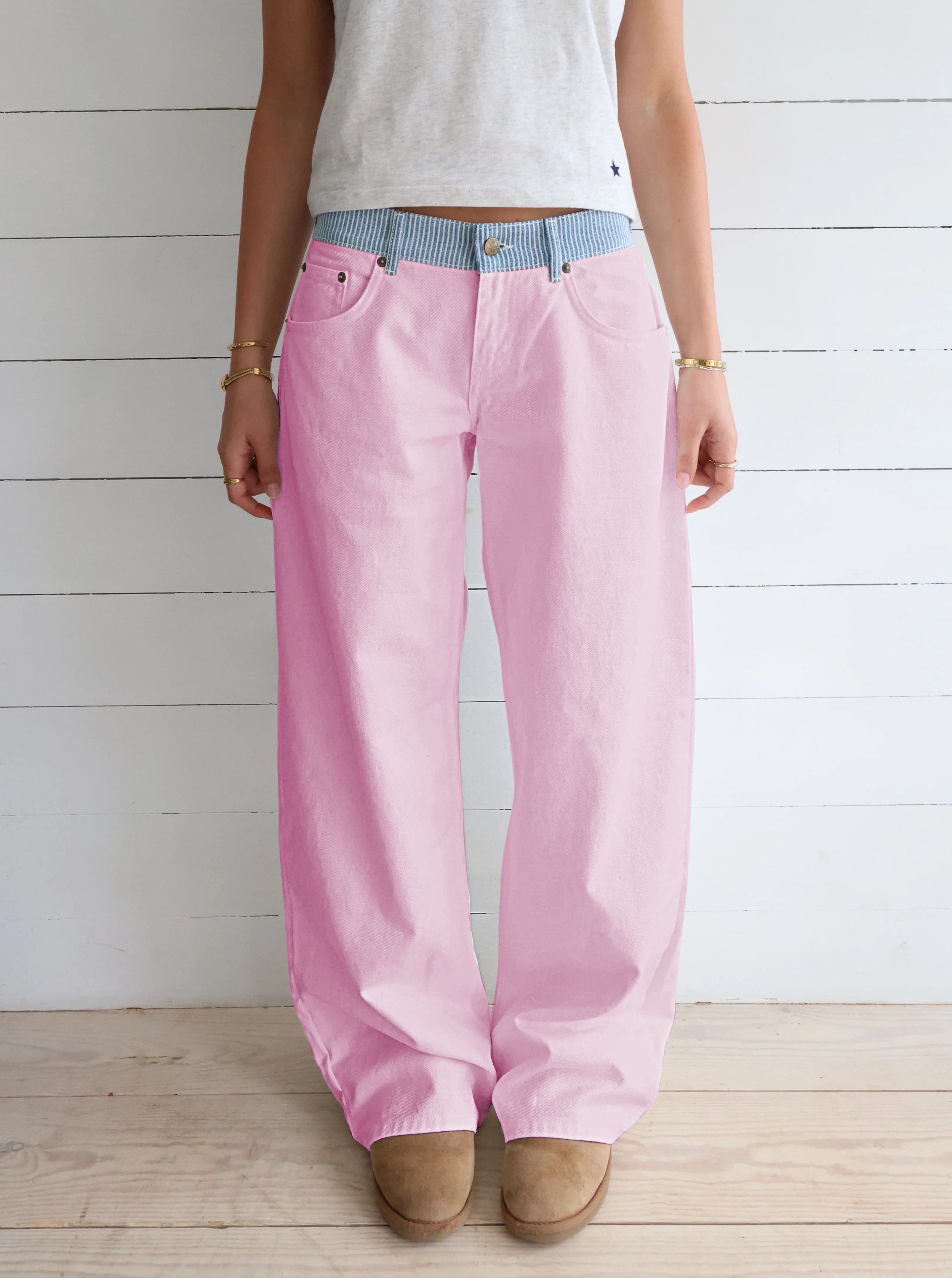 🤩🤩Jodie Adjustable Wide Leg Jeans (Buy 2 Free Shipping)