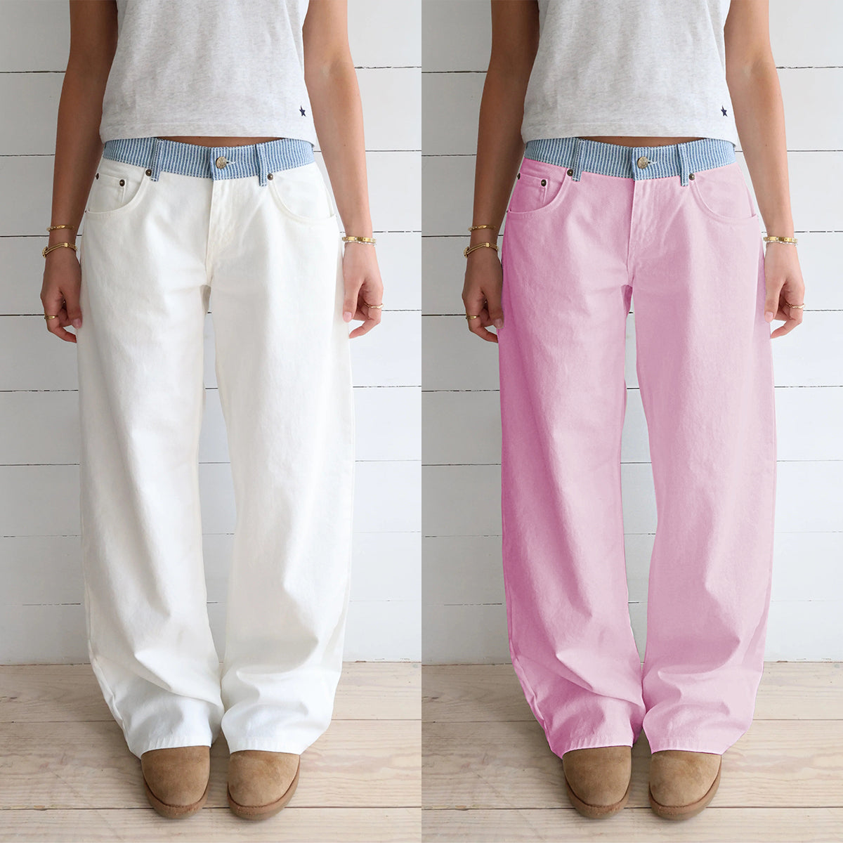 🤩🤩Jodie Adjustable Wide Leg Jeans (Buy 2 Free Shipping)