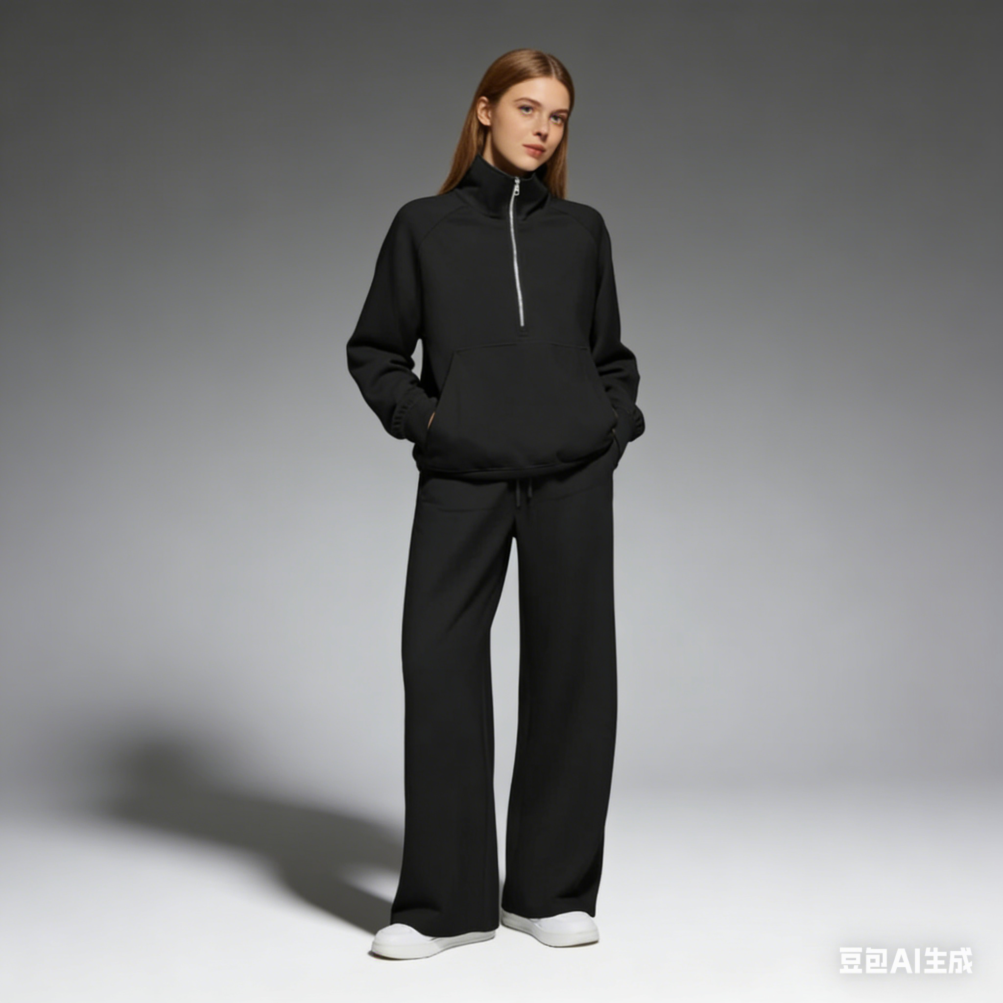 🤩🤩Oversized Two Piece Sweatshirt And Sweatpants Set