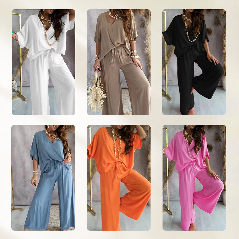 🤩🤩Women’s Casual Loose Solid Color Suit