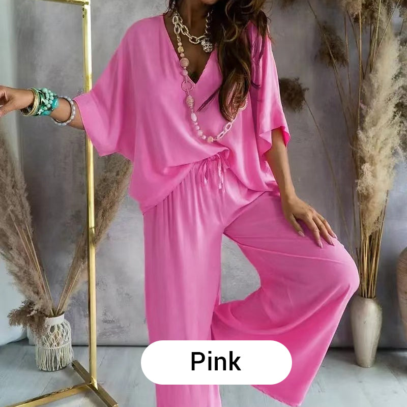 🤩🤩Women’s Casual Loose Solid Color Suit