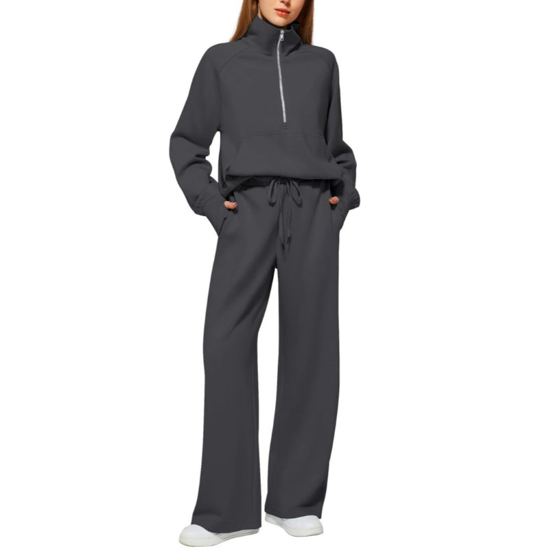 🤩🤩Oversized Two Piece Sweatshirt And Sweatpants Set