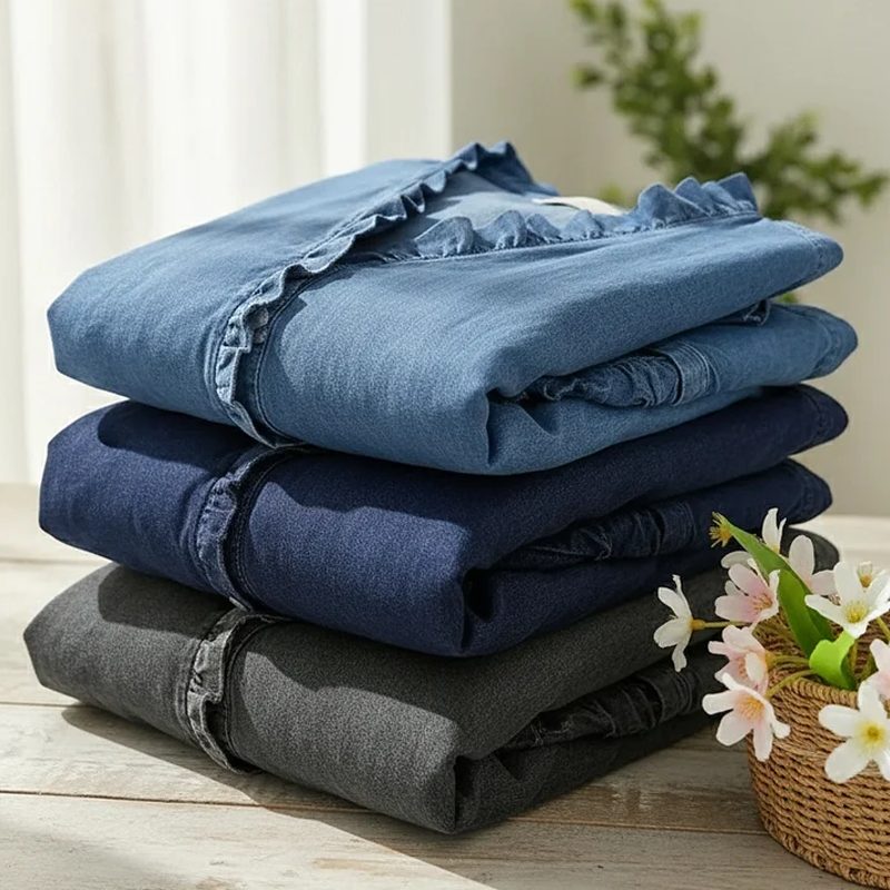 🤩🤩Women's Casual Ruffle V-Neck Shirt | Soft, Breathable & Flattering High-Low Hem ✨